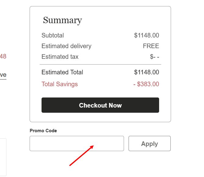 “How to apply a Steelcase promo code”